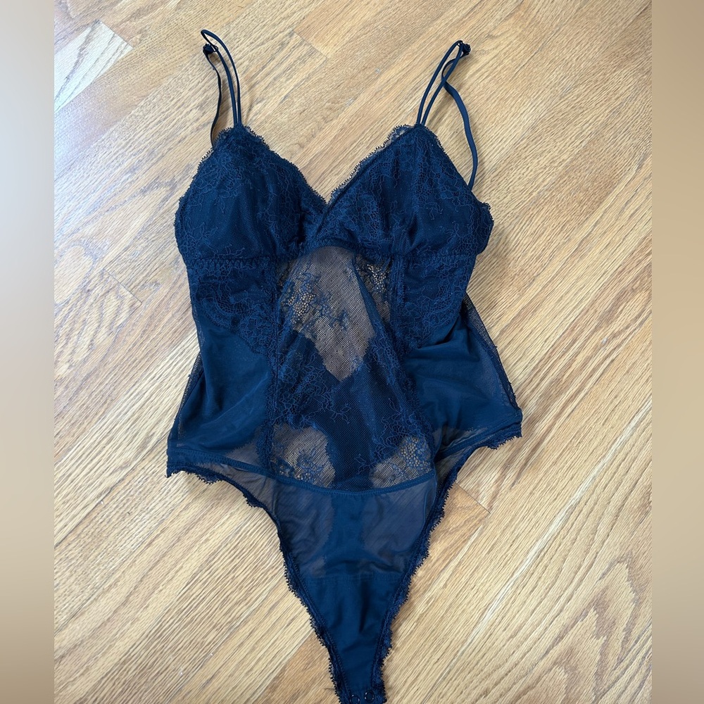 Abercrombie & Fitch Black Lace Bodysuit